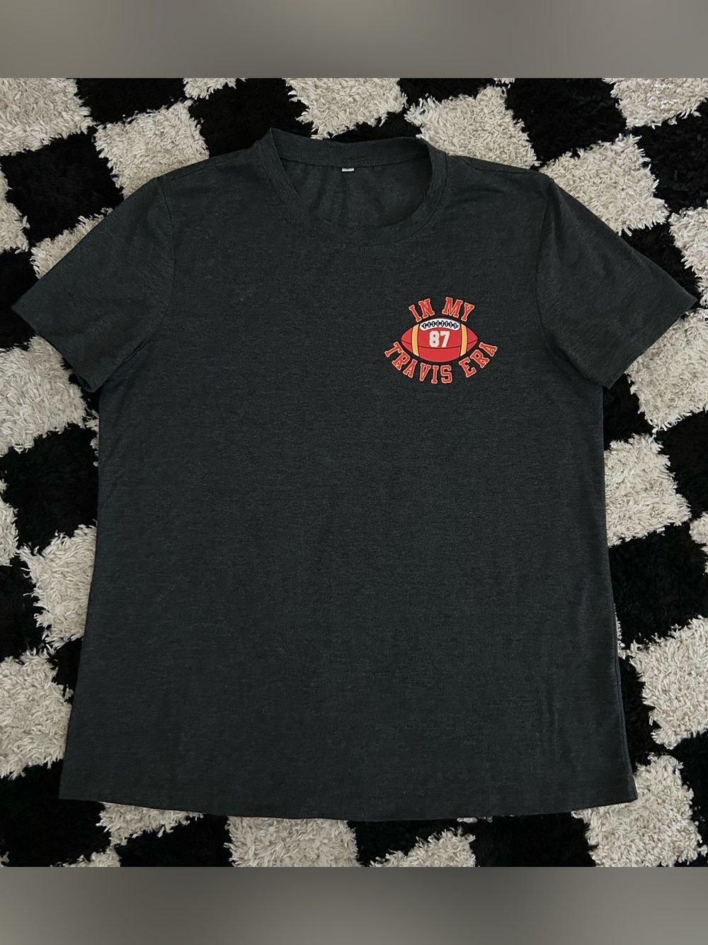 In My Travis Era - Taylor Swift Kelce Kansas City Chiefs Inspired T-Shirt Large
